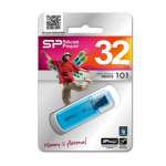 Silicon Power | Helios 101 | 32 GB | USB 2.0 | Blue | SP032GBUF2101V1B