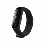 Fixed | Silicone Strap for Xiaomi Mi Band 3/4 | Black | FIXSSTB-1414-BK