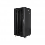 Lanberg | Rack cabinet 19" free-standing 27U/600x600 (flat pack) | FF01-6627-12B | Black