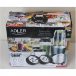 I&Scaron;PARDAVIMAS. Adler Blender Smoothie Set | AD 4084 | Tabletop | 1200 W | Jar material BPA-Free | Jar capacity 0.3+0.5+0.5+0.7 L | Ice crushing | Stainless Steel | PAŽEISTA PAKUOTĖ, SUBRĖŽTAS ON THE CUPS | AD 4084SO