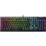 Razer | BlackWidow V4 X | Mechanical Gaming Keyboard | Wired | Cyrillic | Green Mechanical Switches | Black | RZ03-04700800-R3R1