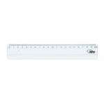 Liniuotė Forpus, plastikinė, skaidri, 20cm | FO61802