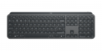 Logitech MX Keys for Business Belaidė klaviatūra RF Wireless+Bluetooth Illuminated, US Int, Graphite | 920-010251