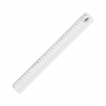 Liniuotė Forpus, plastikinė, skaidri, 30cm | FO61803