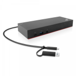 Lenovo ThinkPad 40AF0135EU Hybrid USB-C/USB-A Jungčių stotelė, Laidinė, Juoda