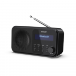 Sharp DR-P420(BK) Tokyo Portable Digital Radio, FM/DAB/DAB+, Bluetooth 5.0, USB or Battery Powered, Midnight Black | Sharp | Tokyo Portable Digital Radio | DR-P420(BK) | Bluetooth | Midnight Black
