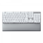 Razer Pro Type Ultra Belaidė žaidimų klaviatūra RF Wireless+BT+USB, LED, Yellow Switch, US, Balta | RZ03-04110100-R3M1