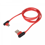 Natec Prati, Angled USB Type C to Type A Cable 1m, Red | Natec | Angled USB Type C to USB Type A | Prati | USB Type C | USB Type-A | NKA-1201