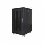 Lanberg | Rack cabinet 19" free-standing 22U/600x800 (flat pack) with mesh door | FF01-6822-23B | Black