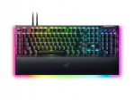 Razer BlackWidow V4 Pro Laidinė žaidimų klaviatūra RGB, Yellow Linear Switch, US, Juoda | RZ03-04681800-R3M1