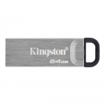 Kingston | USB Flash Drive | DataTraveler Kyson | 64 GB | USB Type-A | Black/Grey | DTKN/64GB