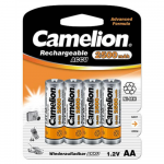 Camelion | AA/HR6 | 2500 mAh | Rechargeable Batteries Ni-MH | 4 pc(s) | 17025406