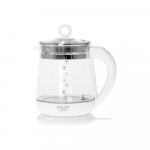 Adler | Kettle | AD 1299 | Electric | 2200 W | 1.5 L | Glass/Stainless steel | 360&deg; rotational base | White