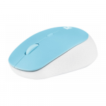 Natec | Mouse | Harrier 2 | Wireless | Bluetooth | White/Blue | NMY-1963