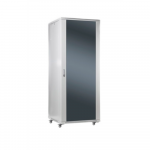SOMI Networks | 42U, 19&Prime; Freestanding Cabinet | 42U-80/80NAC | Gray | Max Load 800kg; Removable and Lockable Side Panels; Glass Doors; Unassembled | Depth: 80 cm