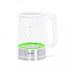 Mesko | Kettle | MS 1301w | Electric | 1850 W | 1.7 L | Glass/Stainless steel | 360&deg; rotational base | White