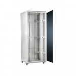 SOMI Networks | 42U, 19&Prime; Freestanding Cabinet | 42U-80/80NACP | Gray | Max Load 800kg; Removable and Lockable Side Panels; Perforated Metal Doors; Unassembled | Depth: 80 cm