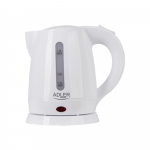 Adler | Kettle | AD 1272 | Electric | 1600 W | 1 L | Stainless steel/Polypropylene | 360&deg; rotational base | White