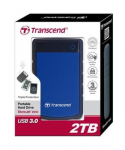 TRANSCEND SJ25H3B HDD 2TB extern 6.4cm 2.5inch USB 3.0 Navy Blue