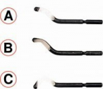 Užvartų valymo peiliukas E 100 HSS HSS E 100, KS Tools