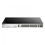 D-Link | DGS-3130-30TS | Switch | Managed L3 | Rack mountable | Gigabit Ethernet (copper) ports quantity 24 | 10 Gbps (RJ-45) ports quantity 2 | SFP+ ports quantity 4 | Power supply type Optional redundant