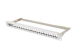 LANBERG Patch Panel Blank 24 Port 1U 19inch FTP For Keystone Modules Grey