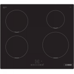 Bosch Hob | PIE611BB5E | Induction | Number of burners/cooking zones 4 | Touch | Timer | Black | Display