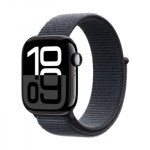 Apple Watch Series 10 GPS 42mm Jet Black Aluminium Case with Ink Sport Loop