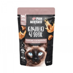 PAN MIĘSKO Pieces in sauce Chicken with quail - &scaron;lapias kačių maistas - 85g