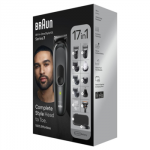 Braun | 17-in-1 Multi-grooming Style Kit | MGK7491 | Cordless | Number of length steps 13 | Grey