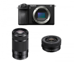 Sony A6700 + 16-50mm OSS II + 55-210mm OSS (Black) | (SEL55210/B) | (SELP16502) | (ILCE-6700B) | (Alpha 6700)