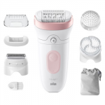 Braun | Epilator | Silk-&eacute;pil Series 7 7-060 | Operating time (max) 40 min | Number of power levels 1 | Wet and Dry | White/Pink