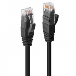 Tinklo Kabelis - LINDY Cat.6 U/UTP LSZH Tinklo Kabelis, RJ45, M/M, 250MHz, 26AWG, 5 m, Juodas