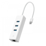 Tinklo Plok&scaron;tė - TP-Link UE330C USB-C 3.0 Gigabit Ethernet Balta