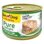 GIMDOG Little Darling Pure Delight Chicken with lamb - drėgnas ėdalas &scaron;unims - 150g