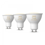 Philips Hue Smart Spotlight, 3pcs pack | GU10 | 4.2 W | Warm to cool white light