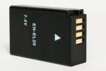 Pakaitinė baterija Nikon EN-EL20 7.4V 1020mAh