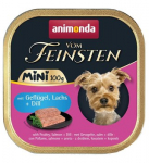 ANIMONDA Vom Feinsten Adult Mini Poultry, salmon and dill - &scaron;lapias maistas &scaron;unims - 100g