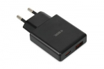iBOX C-43 Slim GaN PD30W tinklo įkroviklis, juodas