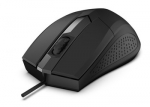 Focus USB Optical Mouse, 1200DPI 3 Buttons and Scroll Wheel, 125Hz, 1.8m