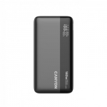 CANYON Power Bank PB-240, 25000mAh PD140W display power bank,Size160.0x82x27 mm Weight 508+-10g, Dark Grey
