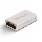Adapteris - LINDY HDMI 2.1 F/F Adapteris, 48Gbps, 8K, UHD, 60Hz, Sidabrinis