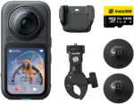 Insta360 X6 Motorcycle Bundle, midnight black