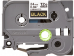 BROTHER TZE354 24 GOLD ON BLACK