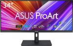 Asus ProArt Display PA348CGV Professional Monitor &ndash; 34-inch, IPS, 21:9, Ultra-wide QHD (3440 x 1440), Color Accuracy &Delta;E < 2, Calman Verified, 98% DCI-P3, USB-C, 120Hz, FreeSync Premium Pro, Ergonomic Stand