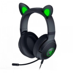 Razer Kraken V2 Pro Kitty Edition Wired Over-Ear Gaming Headset - Black