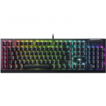 Razer | BlackWidow V4 X | Mechanical Gaming Keyboard | Wired | Cyrillic | Green Mechanical Switches | Black