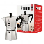 Bialetti Moka Express Mokos gaminimo indas 0,775 L Aliuminis, Juoda