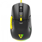 MODECOM VOLCANO JAGER juoda laidinė optinė pelė | 12000 DPI