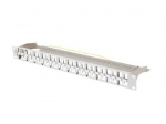 LANBERG Patch Panel Blank 48 Port 1U 19inch FTP For Keystone Modules Grey